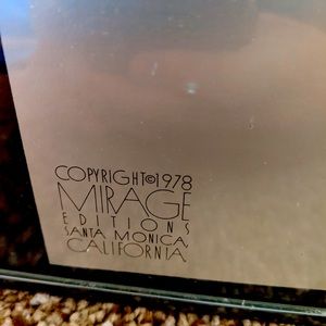 Art Deco Erte signed poster